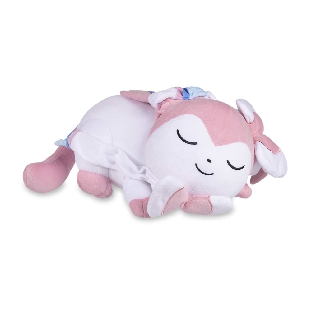 Sleeping Sylveon Poke Plush 19 1/2 IN